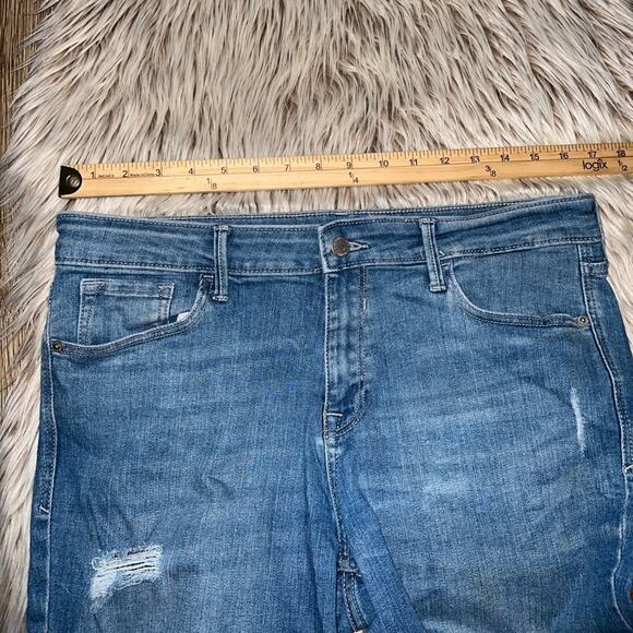 Old navy rock star super skinny distressed blue jeans - Picture 7 of 15